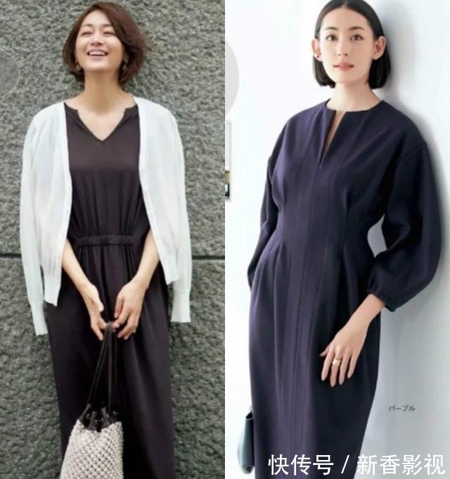 半身裙|50多岁的女人,别总穿阔腿裤!学学日本主妇的穿搭,减龄又显气质