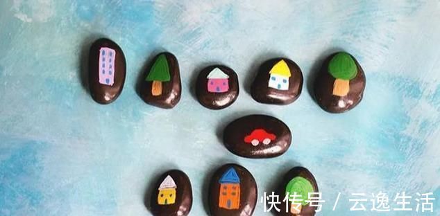 彩纸!捡些石头回家,再也不为手工课作业愁附5个DIY石头彩绘教程