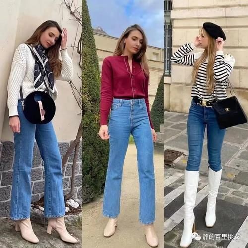 牛仔裤不愧是百搭之王！春天适合穿牛仔裤，24套搭配不重样