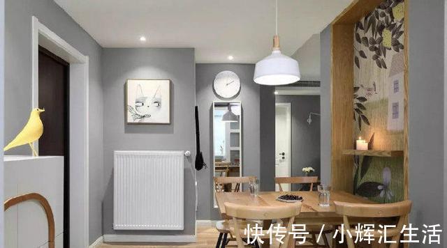 新房|98平米的新房装修毕业啦,全屋高级灰的设计超漂亮,采光明亮通透