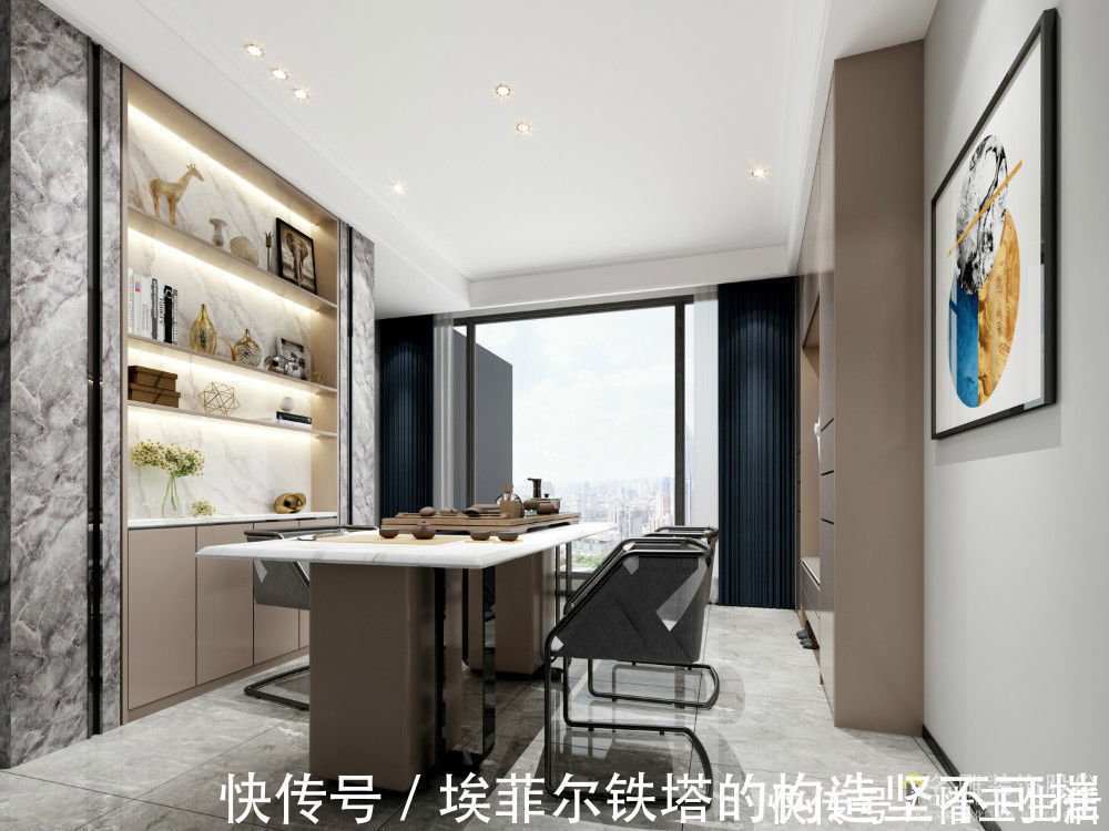 轻奢主义|145㎡轻奢风小洋房装修,一进门就傻眼了,朋友们看完纷纷说喜欢