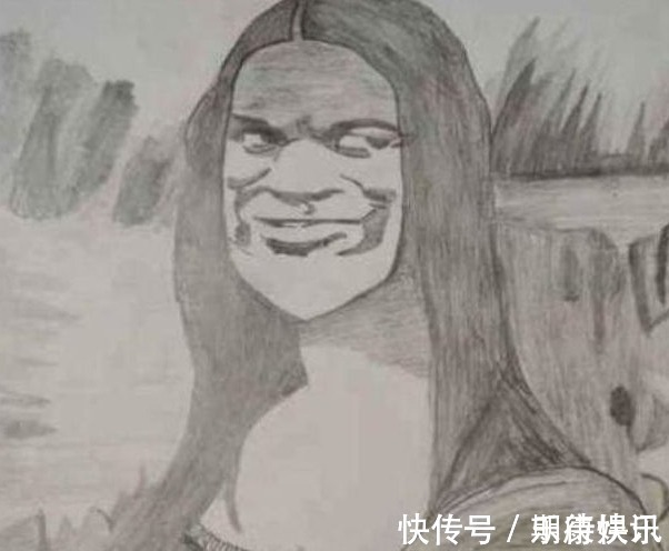 学生们&当美术生画到一半不耐烦,画风逐渐沙雕,半成品宛如“翻车现场”