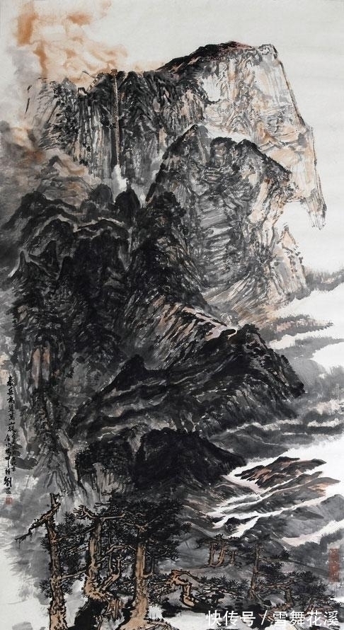 昏晓！用水墨为泰山存照立传——评著名画家刘罡泰山主题系列山水画