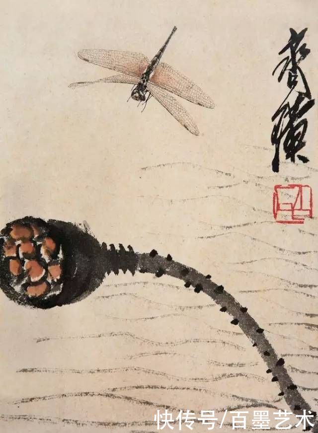 蝴蝶|齐白石草虫图200张，他把草虫画活了
