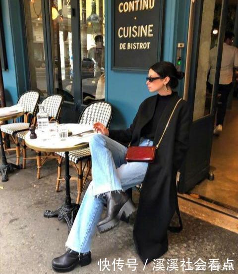 秋天街头的“法式优雅”,我劝你这样穿,法国女人的时髦,你也有