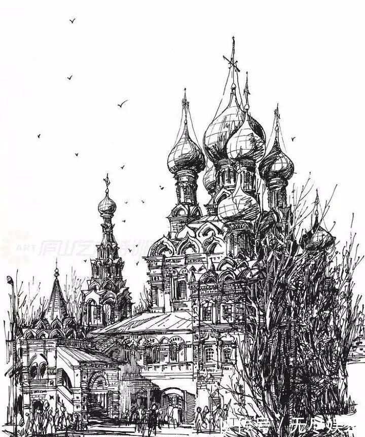 圆珠笔$极品六大钢笔画，我是一张张跪着看完的，简直美爆