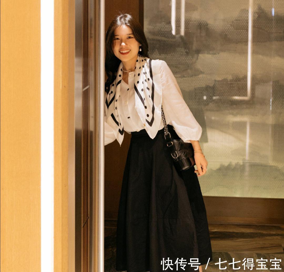 小西装|穿衣有品位的女人,都擅长“衬衫+裙子”搭配法,美得优雅不费力