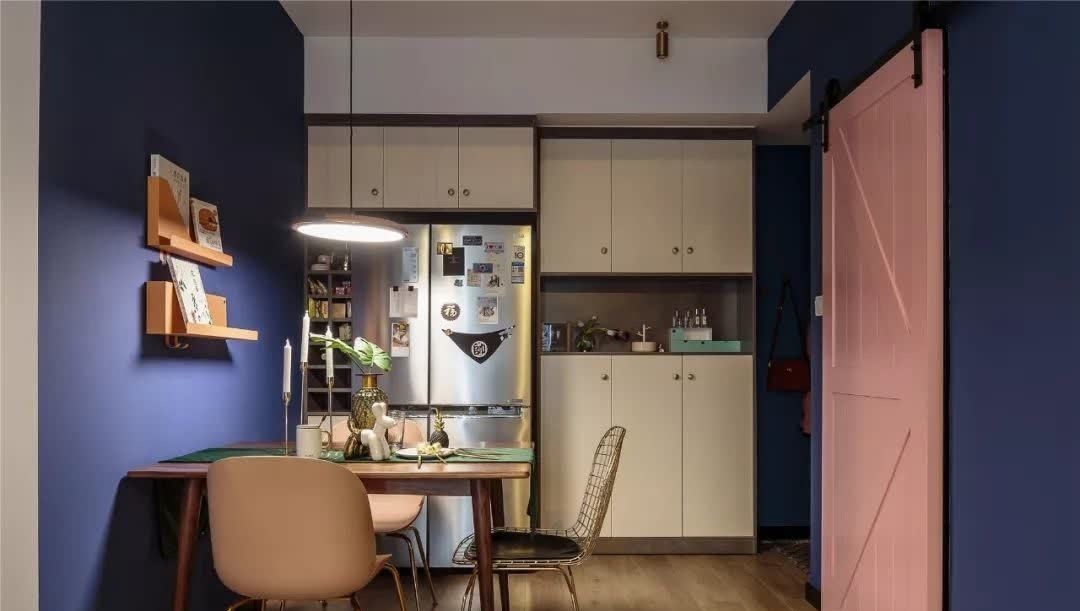 墙面|小户型难设计?看她如何将60㎡混搭小两居变得宽敞、时尚又温馨