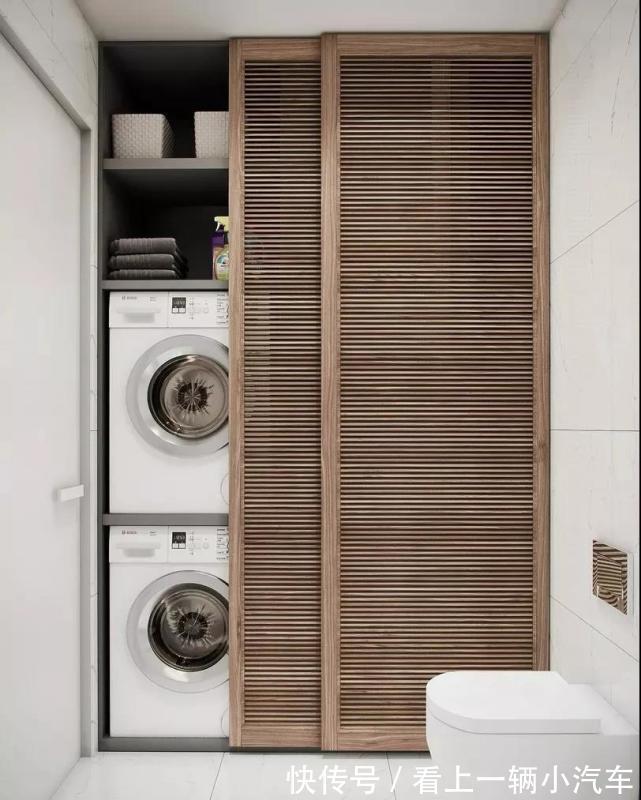 阳台|洗衣机除了阳台还能放哪里?学会这样设计,家里瞬间多出好几平!