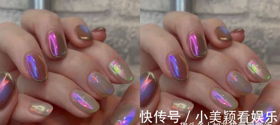 太仙气|九款极光甲盘点,化身水晶女孩,一起get煎妮同款吧!