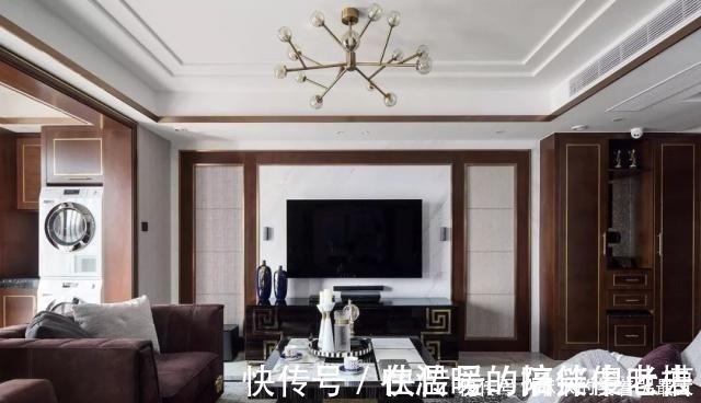 石纹砖|140平三室装修,难得一见的精致高雅空间,主卧色调太美了!