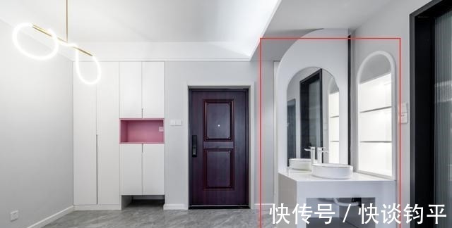 卫生间|经历过才懂，玄关不仅要装柜子，设计个洗漱台也同样重要，很实用