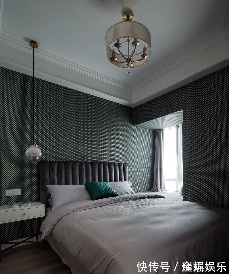 动线|130㎡轻奢四居,融入美式的沉稳庄重,打造温柔的质感生活