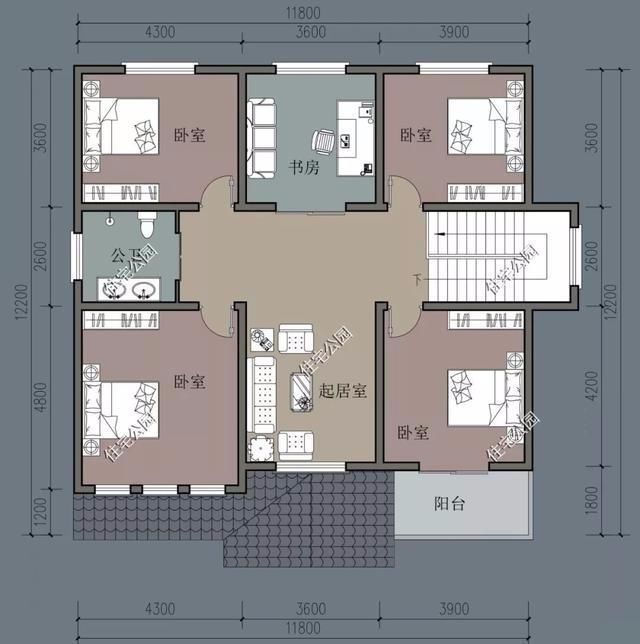 户型图|10套占地150平米的农村别墅户型,20万的造价就能建一栋