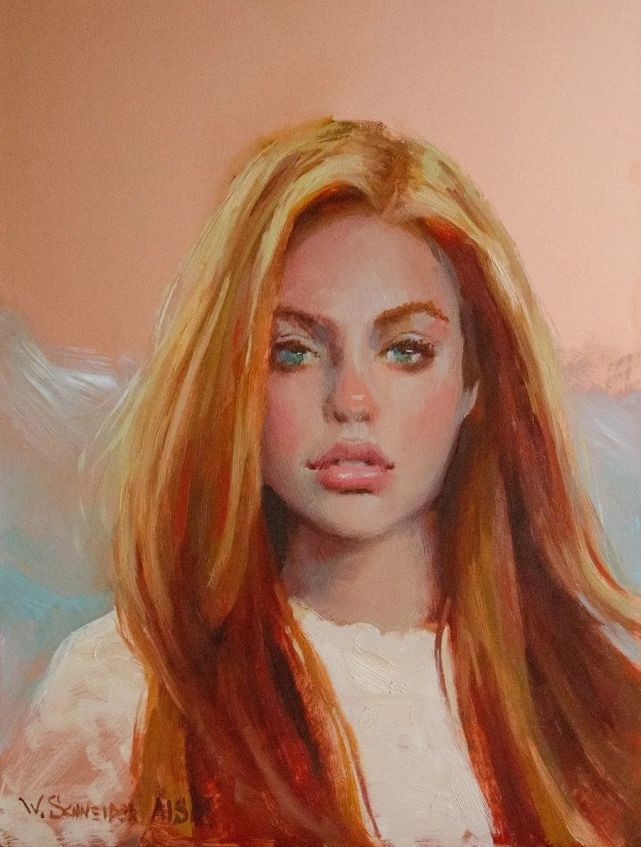 施耐德$在绘画的道路上,他认为自己永远是一个学生