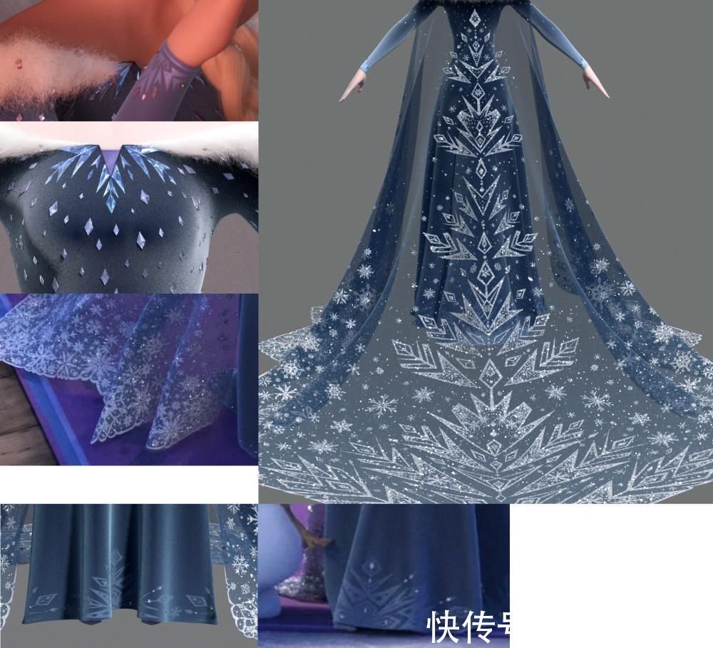 3d|“冰雪女王”艾莎,真人都难以COS,3D建模才能实现100%还原