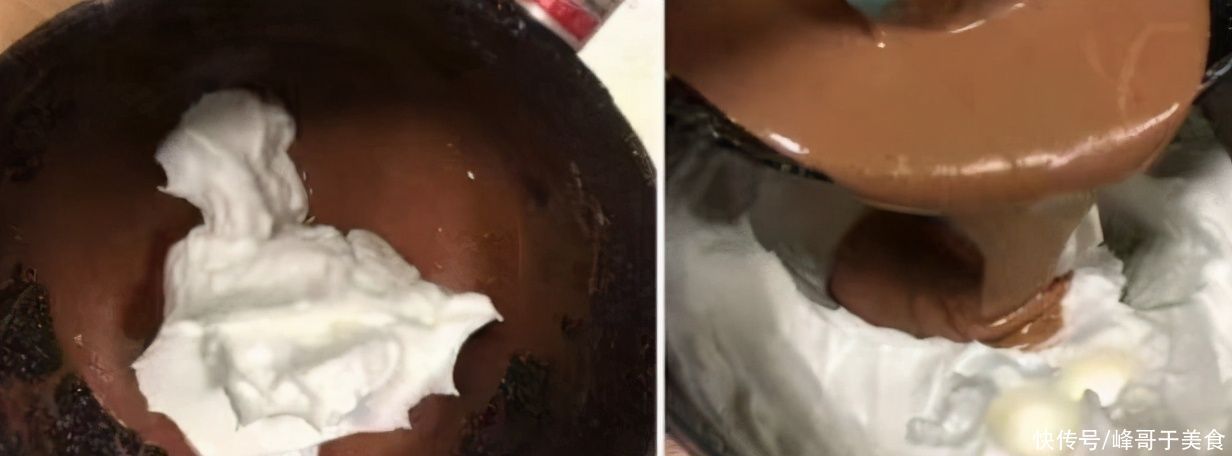 巧克力|烘焙,巧克力半熟芝士蛋糕的做法,奶酪加入巧克力使蛋糕口感更好