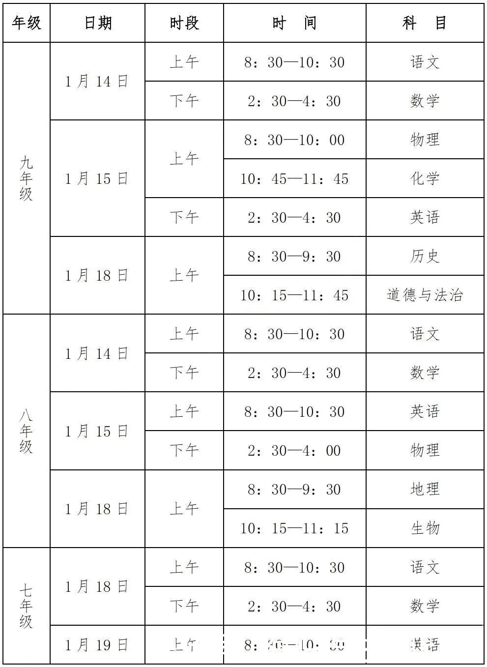 期末考试|厦门市教育局：中小学不得提前放假！期末市质检时间公布