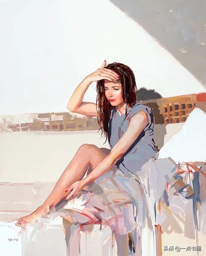 科特&他的绘画是光与色的交响乐,充满着前卫和时尚