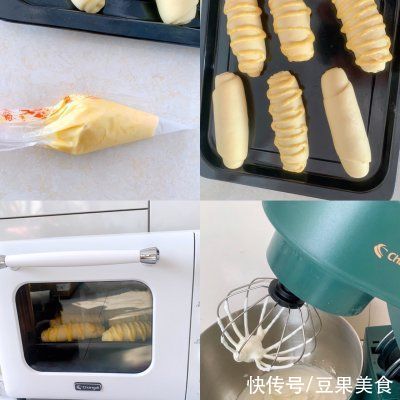 奶油毛毛虫面包｜松软香甜，超好吃