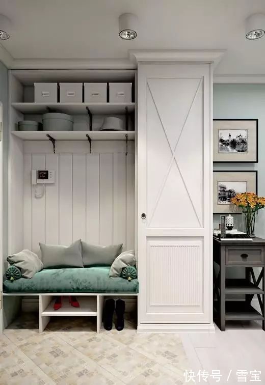 鞋柜|定制衣柜十大品牌:入户鞋柜+衣帽柜,多出一个衣帽间!