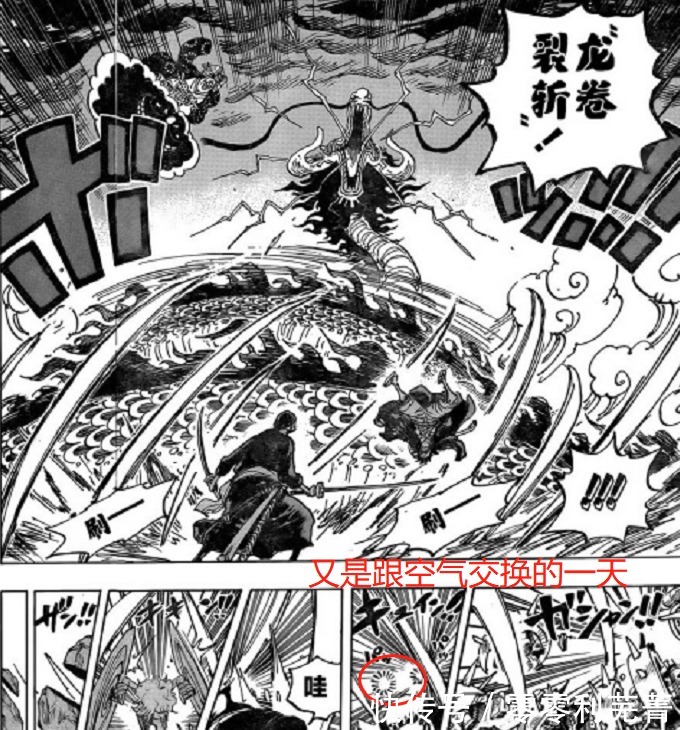 凯多|海贼王1003话，索隆和罗的高光时刻，为救船长路飞竟“龙口夺食”