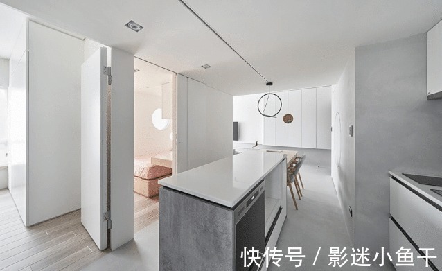 玄关|56㎡小宅，两房变三房，半平米不浪费，一家四口人住太舒服了！