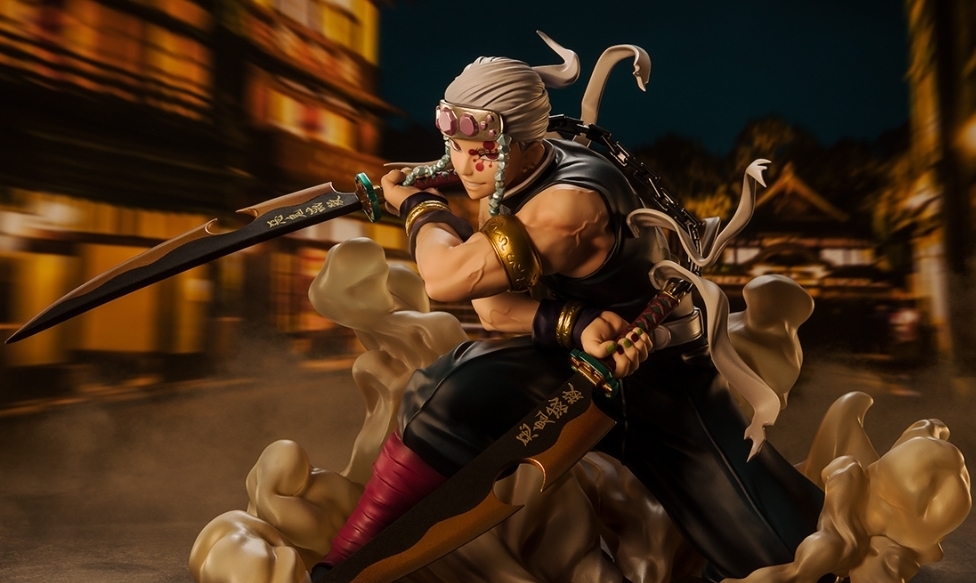 音柱|鬼灭之刃Figuarts Zero系列音柱宇髄天元手办官图 帅气的人生赢家