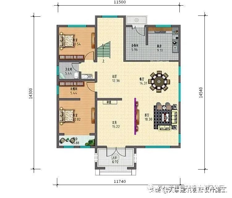 泸州|泸州泸县三层乡村风格别墅 50万建农村小洋房别墅 施工队建房