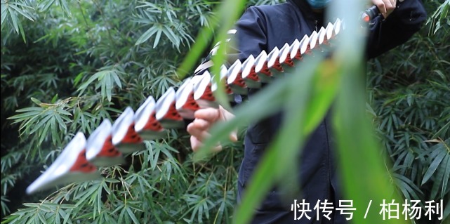 自制版|B站UP主自制伸缩赤练剑,展开全长1.58m,获得秦时明月官方认可