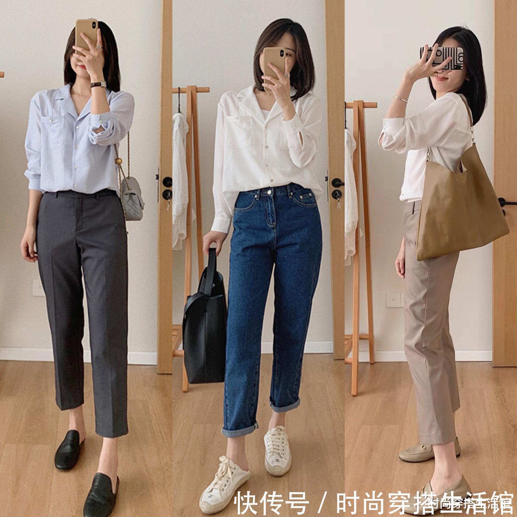 套头 降温后不要穿得太老气,今年流行这样穿,简约高级还保暖