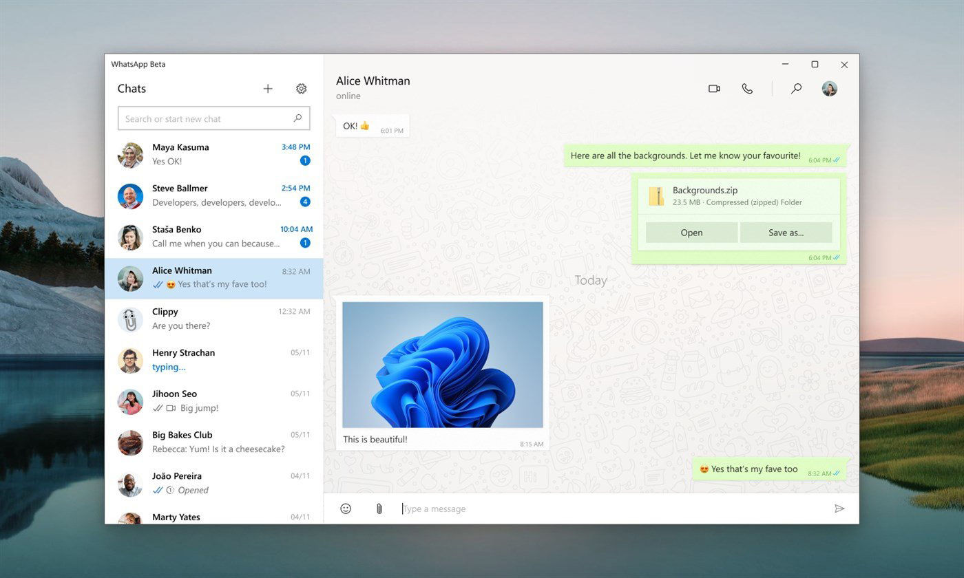 测试版|WhatsApp 桌面版正测试 Win11 风格流畅设计界面