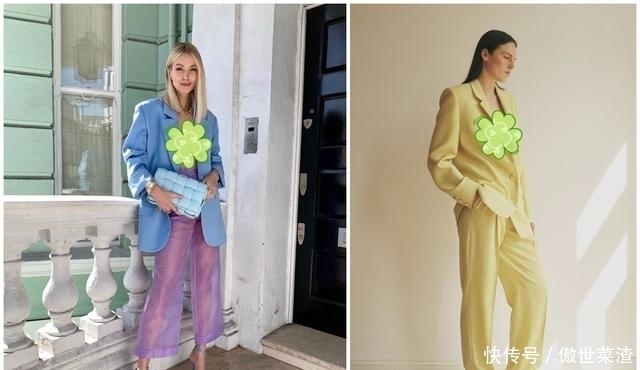 过时|黑白灰过时了,今年秋天流行甜甜的马卡龙色,内搭外套都好看