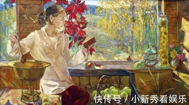 女画家@俄罗斯女画家油画作品，色彩绚丽