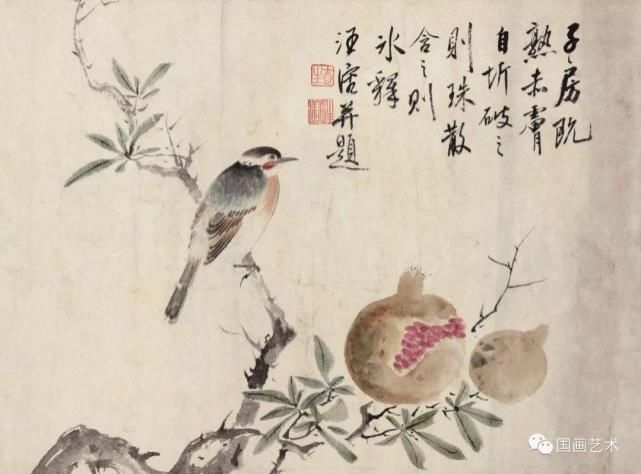 齐白石!笑口常开,多子多福——现当代名家笔下的石榴