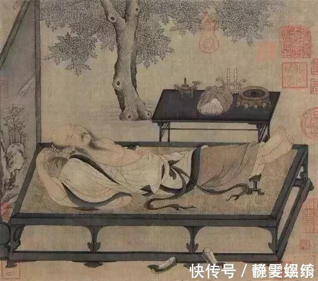 槐荫消夏图$千万别把古画放大,否则你会……哈哈哈哈,笑得胃疼