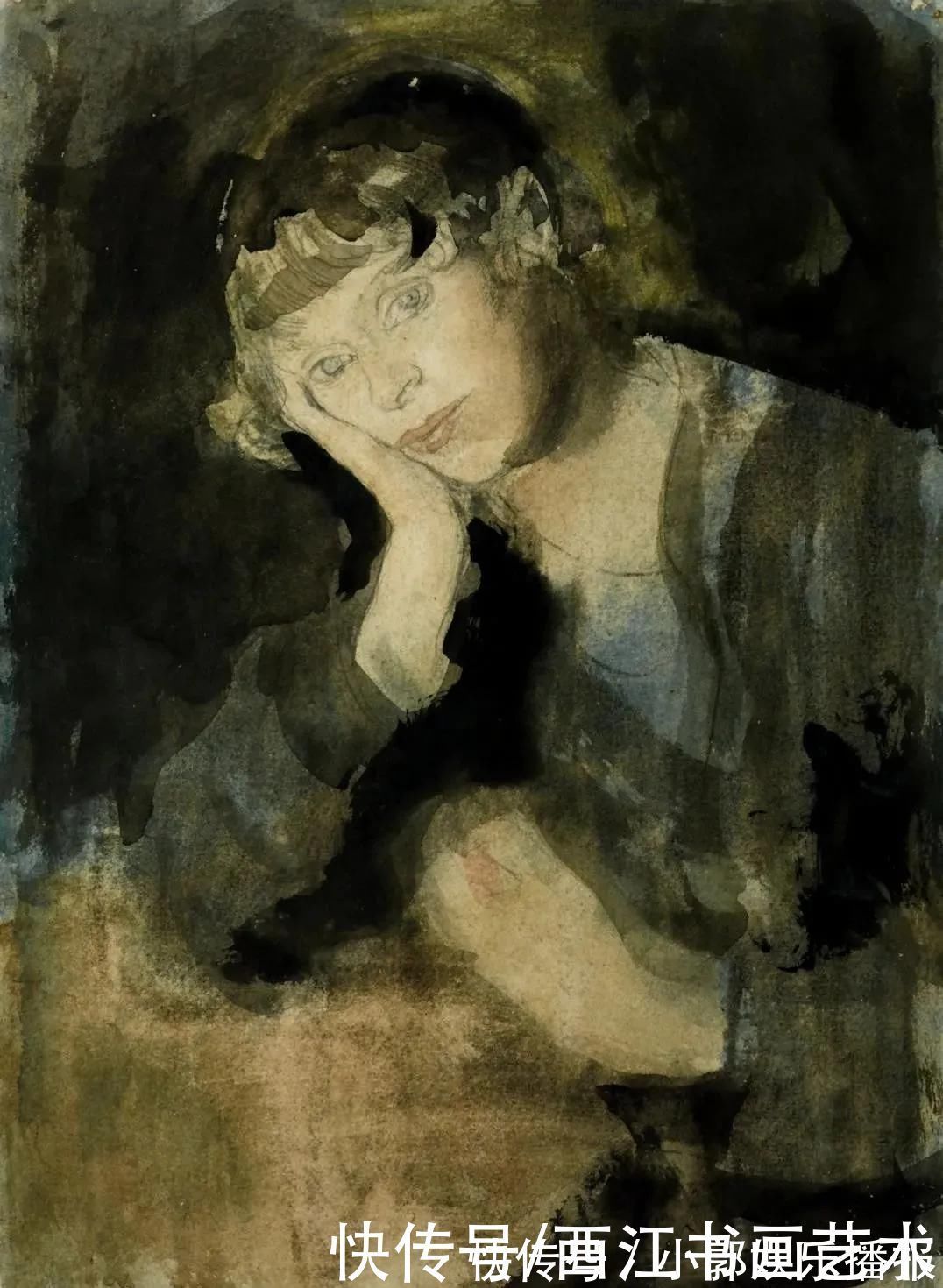 麦克沃伊&有质感的水彩肖像:英国画家亚瑟.麦克沃伊作品选