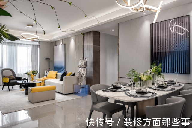 现代风格|太不敢相信了100平三居室,花了15万,还是现代风格!