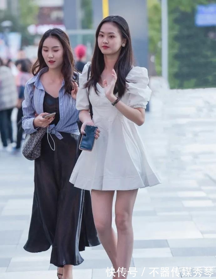 连衣裙|时尚淑女款连衣裙，搭配精致高跟凉鞋，清新可人又优雅
