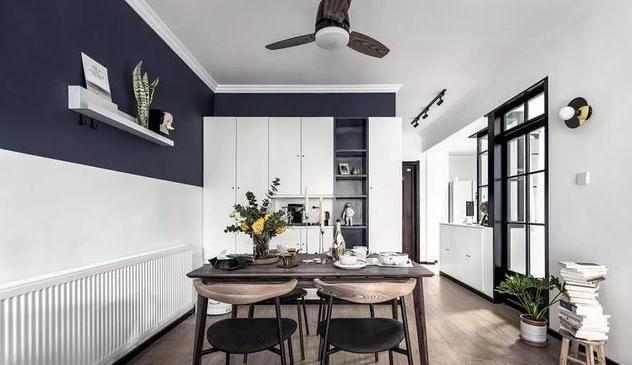 贴瓷|69㎡小户型的“逆袭”,变身3室2厅阳光房,色彩搭配精致出彩