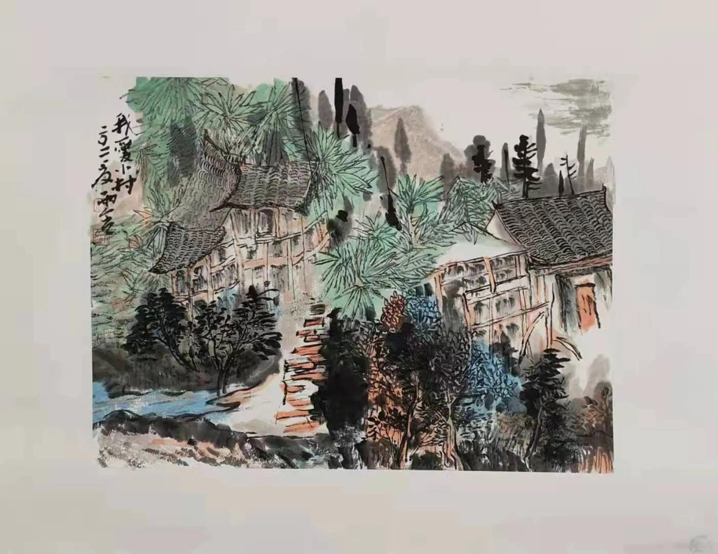 妩媚|青山多妩媚一一谢雨含作品欣赏