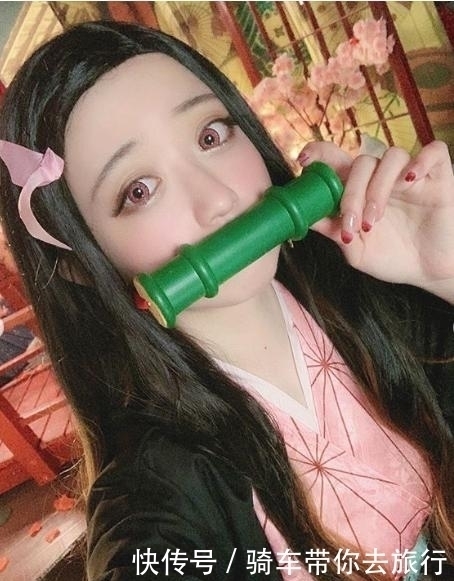 小姐姐|鬼灭之刃:因为原动漫火爆的影响,国内掀起一波COS其角色的潮流