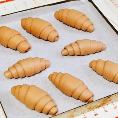 高筋面粉|只要掌握好比例，可可面包卷就能一次成功