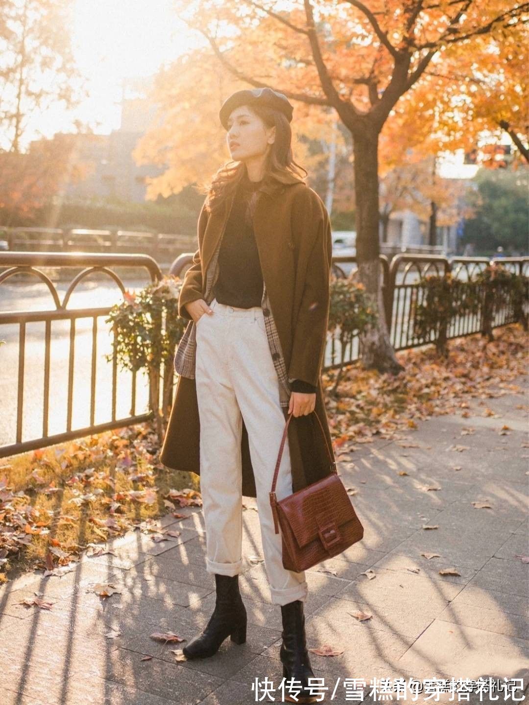 小蛮腰 今年火了一种穿法叫：“大衣+西装”，时尚保暖又高级，太有范了