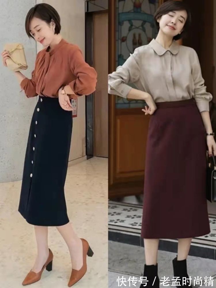 端庄|四十岁的女性穿搭时,没必要太过于繁琐