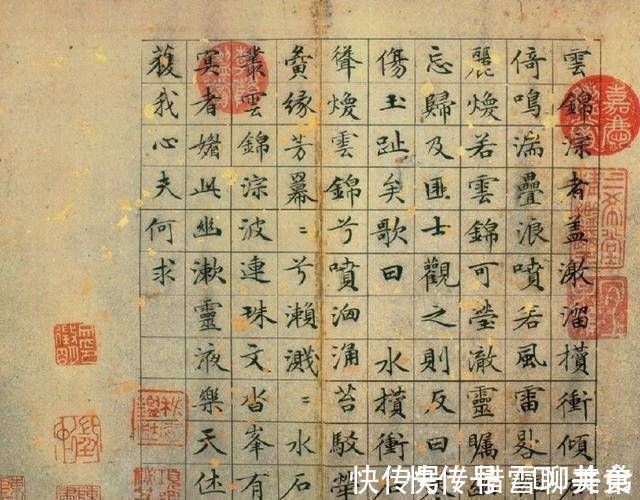 沈周&他是明朝书画家,和唐伯虎齐名,他的小楷被称为“范本”