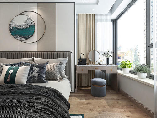 阳台|80后夫妻将新房装中式,仅阳台就被多人借鉴,高级灰的氛围太美了