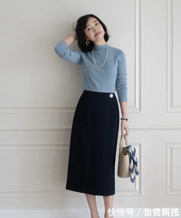 part 40岁女人多穿“纯色上衣”,记住这3个搭配思路,气质远胜同龄人