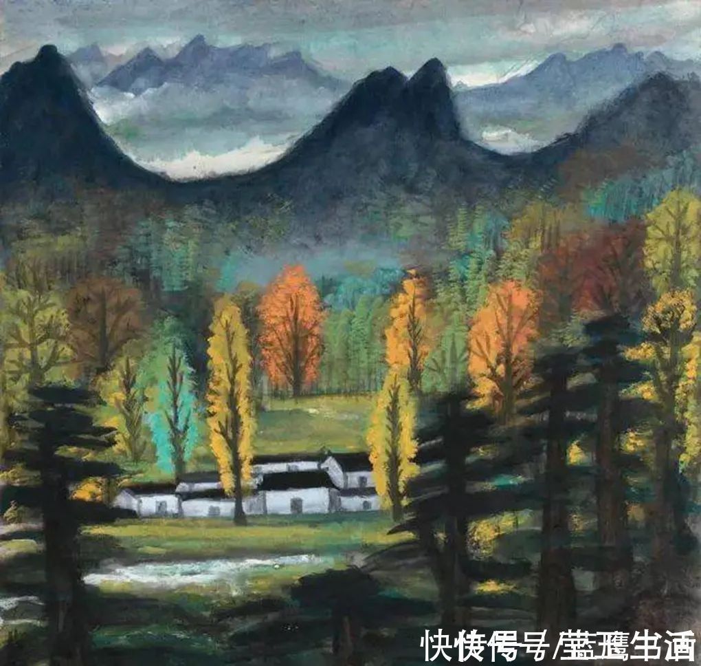 朱新建&绘画名家朱新建,喜欢创作绘画作品,又善于评论其他画家