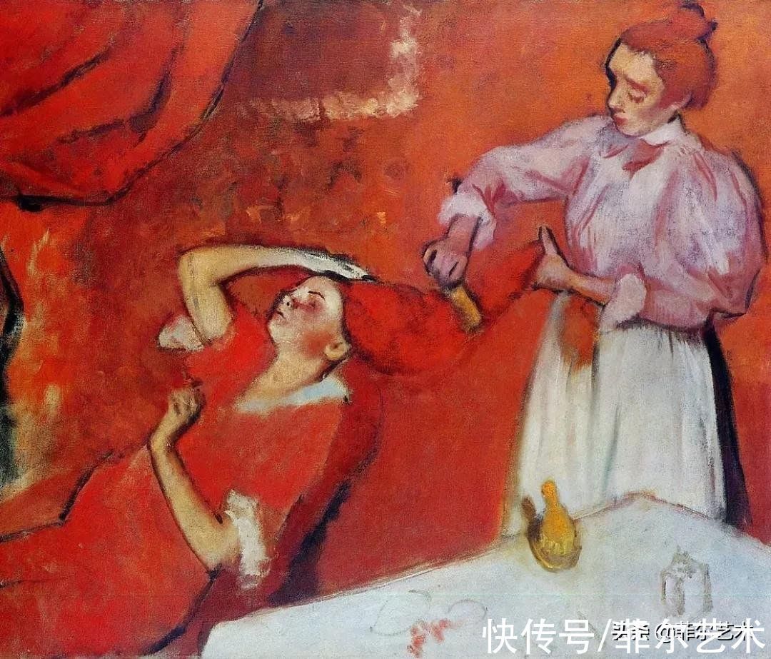 安格尔$法国艺术大师埃德加·德加舞女125幅油画作品，美翻了